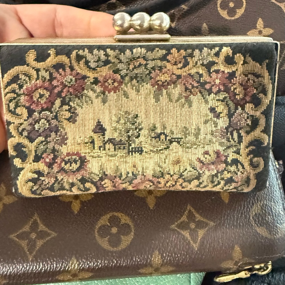 Vintage Tapestry Clutch